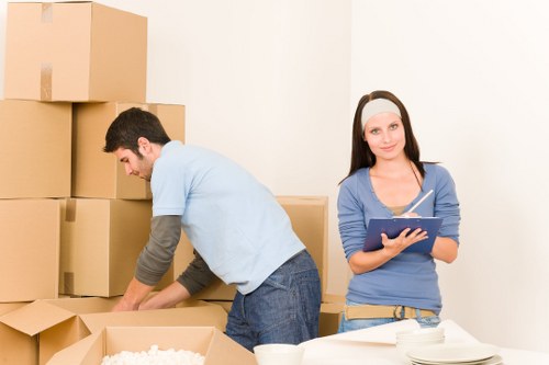 Happy customers using Harrow Self Storage services